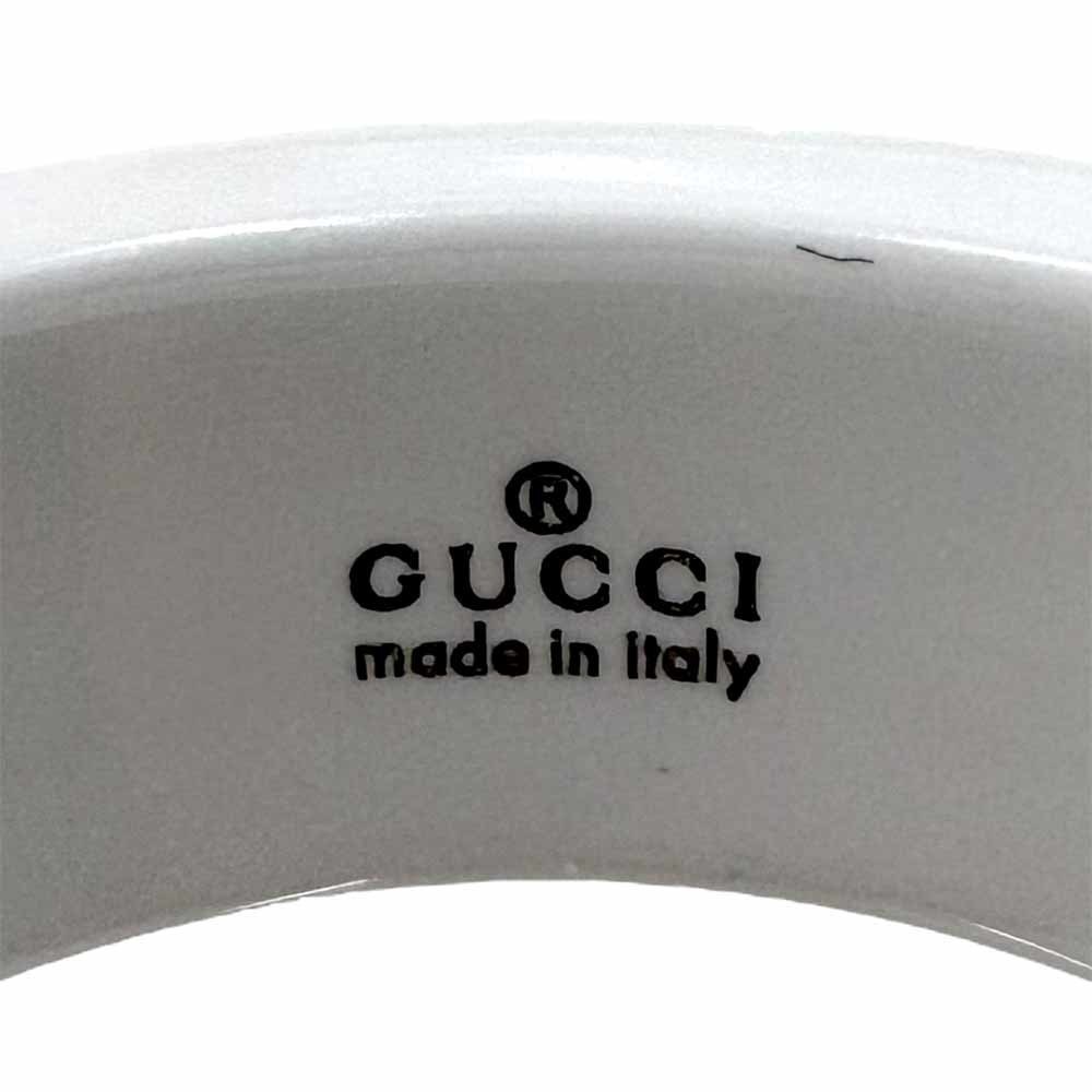 Gucci Powder Zirconia White Icon Yellow Ring - Picture 9 of 9